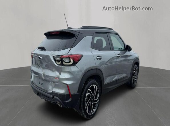 KL79MTSL2RB180696 2024 CHEVROLET TRAILBLAZER Gray Front view