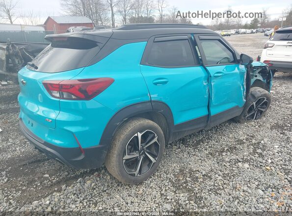 KL79MTSL3NB021163 2022 CHEVROLET TRAILBLAZER Light Blue Հետևի աջ