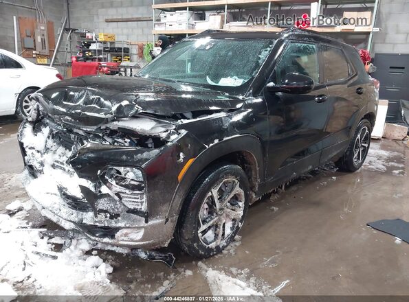 KL79MUSL0PB141334 2023 CHEVROLET TRAILBLAZER Черный Передняя левая четверть