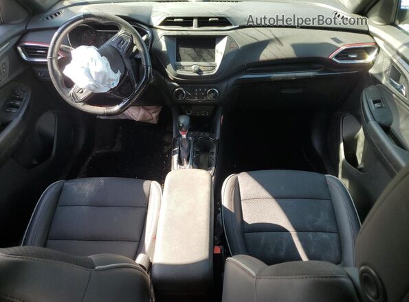 KL79MUSL1NB059058 2022 CHEVROLET TRAILBLAZER Burgundy Առջևի վահանակի տեսք