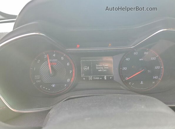 KL79MUSLXPB201975 2023 CHEVROLET TRAILBLAZER Silver Սարքավորումների վահանակի տեսք