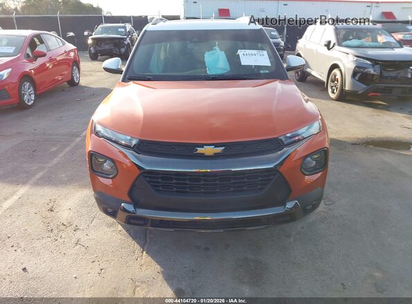 KL79MVSL8PB094897 2023 CHEVROLET TRAILBLAZER Orange Սարքավորումների վահանակի տեսք