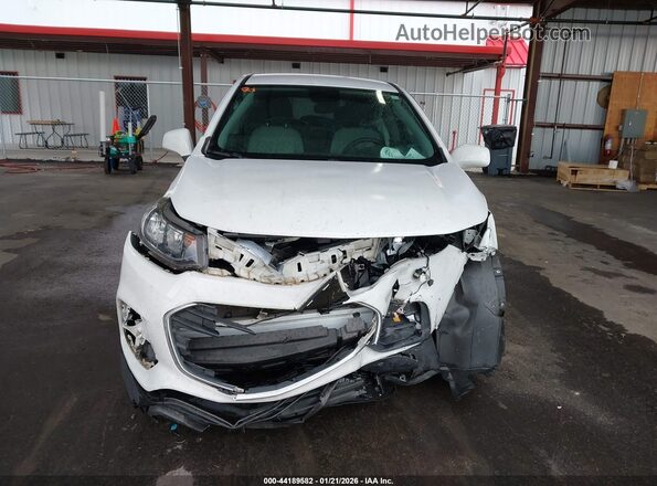 KL7CJKSB0MB304876 2021 CHEVROLET TRAX White Вид щитка приладів