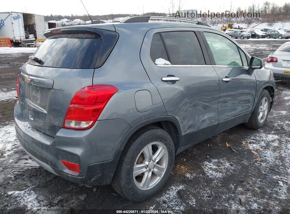 KL7CJLSB9KB903472 2019 CHEVROLET TRAX Gray Rear right