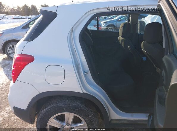 KL7CJNSB6MB314409 2021 CHEVROLET TRAX White Widok naklejki z numerem VIN