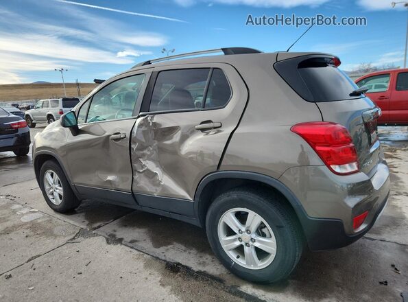 KL7CJPSB1MB322588 2021 CHEVROLET TRAX Brown Trasero izquierdo