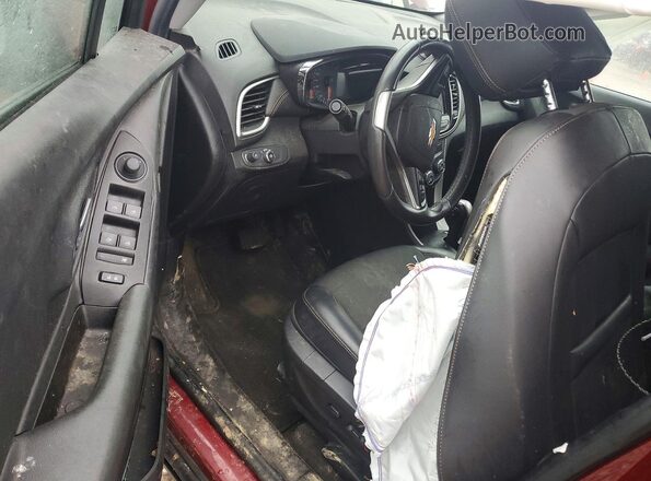 KL7CJPSM3NB558369 2022 CHEVROLET TRAX Red წინა პანელის ხედი