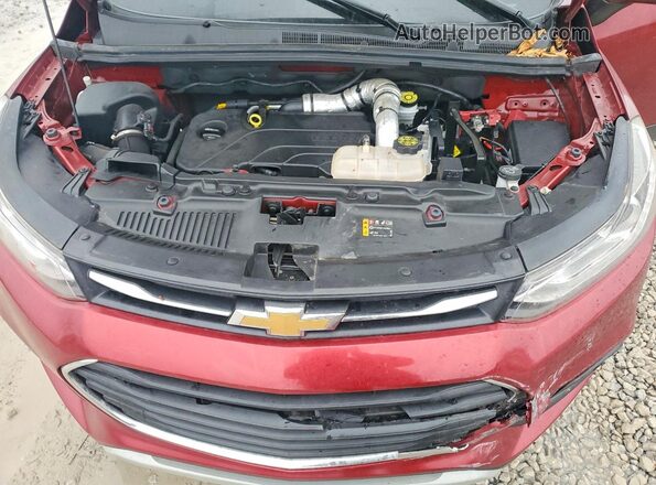KL7CJPSM3NB558369 2022 CHEVROLET TRAX Red ძრავის განყოფილების ხედი