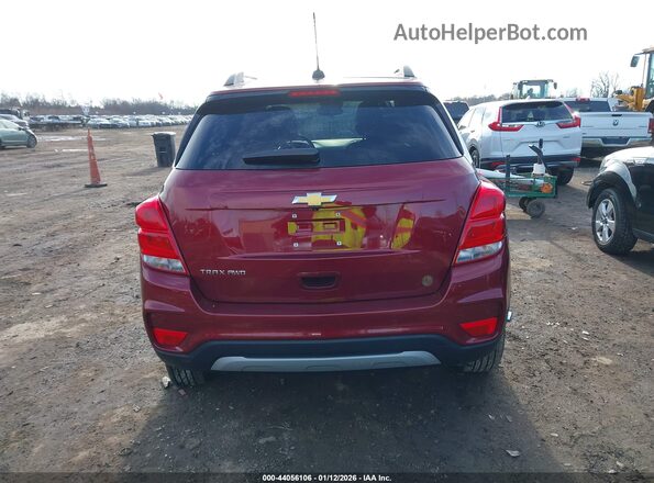 KL7CJPSMXNB529807 2022 CHEVROLET TRAX Maroon 