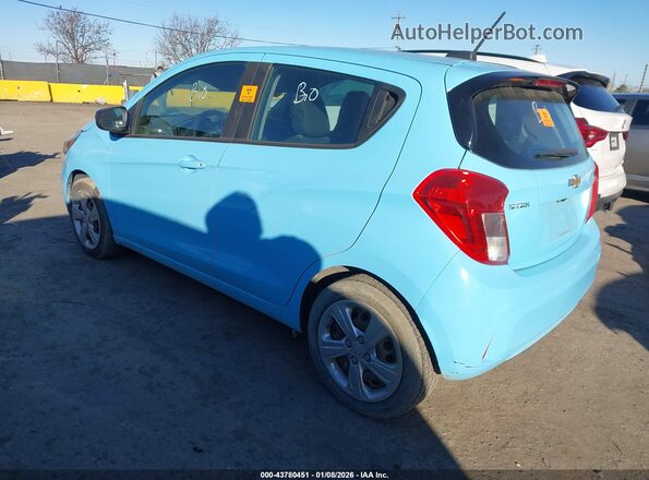 KL8CA6SA0LC417407 2020 CHEVROLET SPARK Light Blue Задняя левая четверть