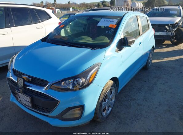KL8CA6SA0LC417407 2020 CHEVROLET SPARK Light Blue Вид спереди