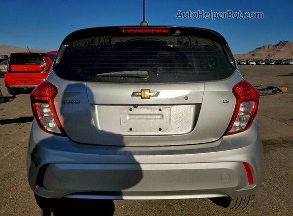 KL8CB6SA1GC634483 2016 CHEVROLET SPARK Silver უკანა ხედი