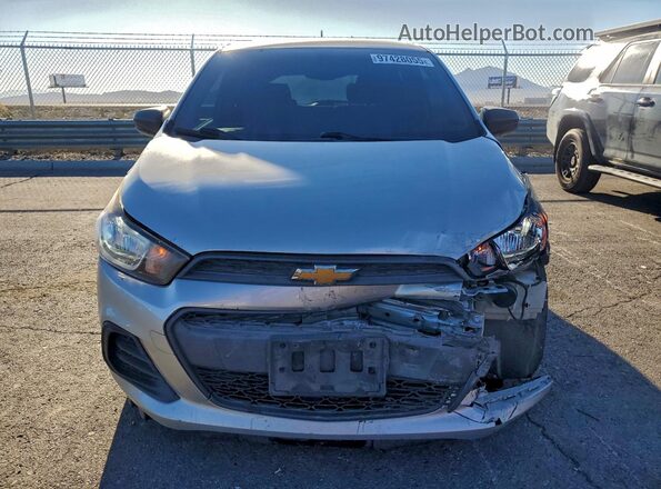 KL8CB6SA1GC634483 2016 CHEVROLET SPARK Silver წინა ხედი