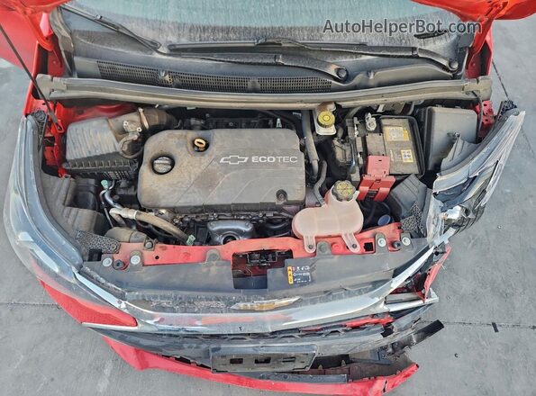 KL8CB6SA2LC478934 2020 CHEVROLET SPARK Красный Вид задней части салона