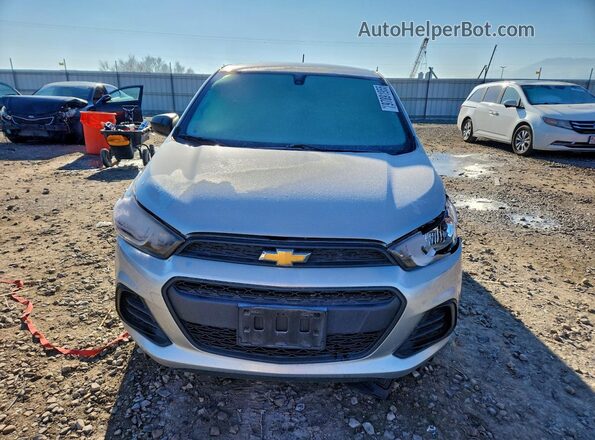 KL8CB6SA6GC576645 2016 CHEVROLET SPARK Silver წინა ხედი