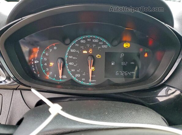 KL8CD6SA2NC013048 2022 CHEVROLET SPARK Серебряный Вид щитка приборов