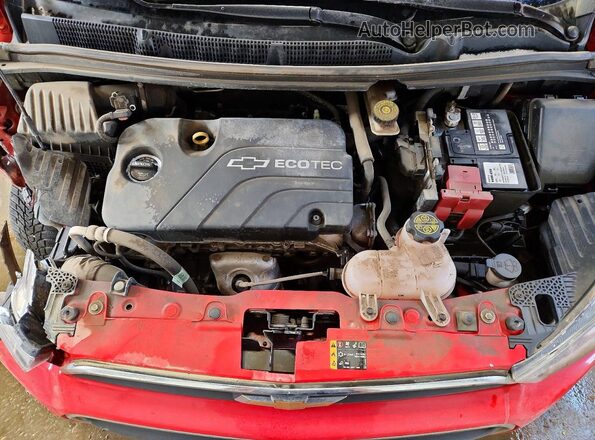 KL8CD6SA4JC483074 2018 CHEVROLET SPARK Red უკანა სალონის ხედი
