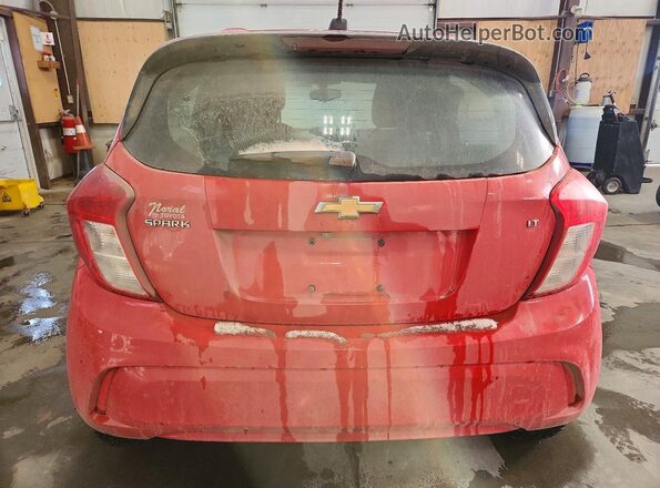 KL8CD6SA4JC483074 2018 CHEVROLET SPARK Red უკანა ხედი