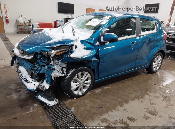 KL8CD6SA7LC439315 2020 CHEVROLET SPARK Blue Передня ліва чверть