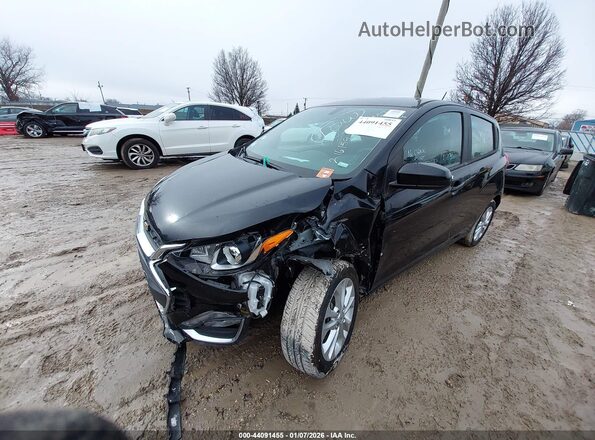 KL8CD6SA9MC216159 2021 CHEVROLET SPARK Black Առջևի ձախ երեք քառորդ տեսարան