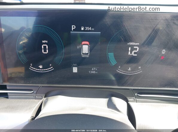 KM8HB3AB2SU280896 2025 HYUNDAI KONA Gray Widok tylnych siedzeń