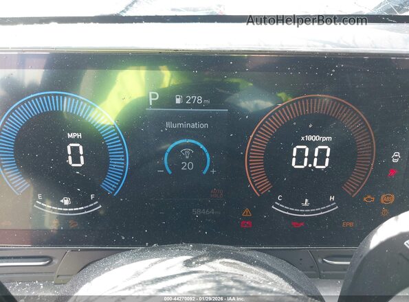 KM8HB3AB9RU110819 2024 HYUNDAI KONA White Հետևի նստատեղերի տեսք
