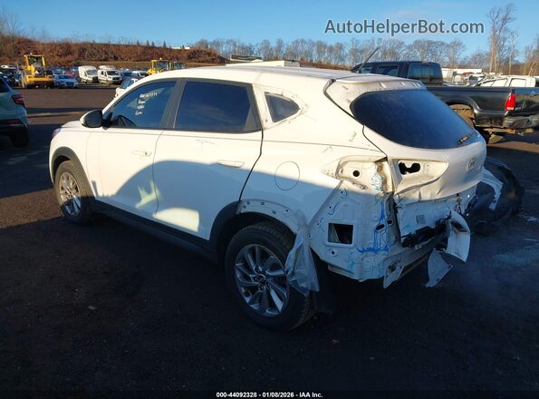 KM8J23A43JU768109 2018 HYUNDAI TUCSON White Հետևի ձախ