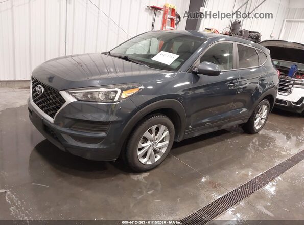 KM8J23A45LU164032 2020 HYUNDAI TUCSON Синий Передняя левая четверть