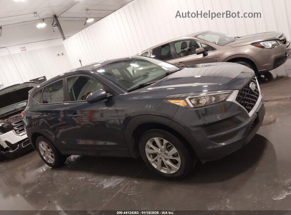 KM8J23A45LU164032 2020 HYUNDAI TUCSON Синий Вид задней части салона