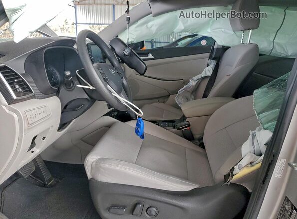KM8J33A47MU395612 2021 HYUNDAI TUCSON Silver Widok wnętrza z przodu