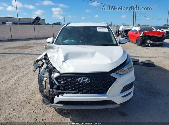 KM8J33AL5MU320270 2021 HYUNDAI TUCSON Белый Вид щитка приборов