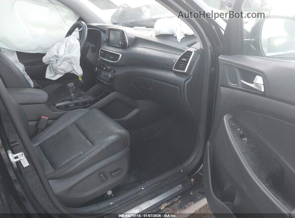 KM8J33AL8MU361265 2021 HYUNDAI TUCSON Черный Вид салона спереди
