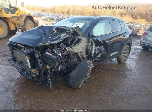 KM8J33AL8MU361265 2021 HYUNDAI TUCSON Черный Передняя левая четверть