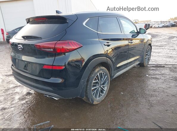 KM8J33AL8MU361265 2021 HYUNDAI TUCSON Черный Задняя правая четверть