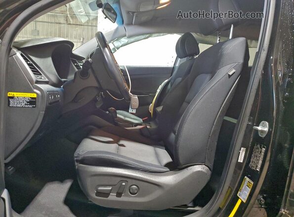 KM8J3CA22GU075438 2016 HYUNDAI TUCSON Black Widok wnętrza z przodu