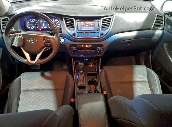 KM8J3CA22GU075438 2016 HYUNDAI TUCSON Black Widok deski rozdzielczej