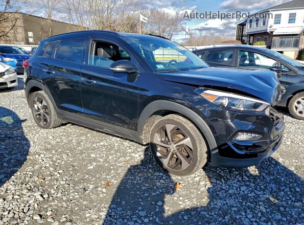 KM8J3CA28GU130880 2016 HYUNDAI TUCSON Черный Передняя правая четверть