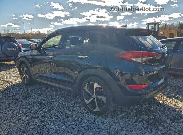 KM8J3CA28GU130880 2016 HYUNDAI TUCSON Черный Задняя левая четверть
