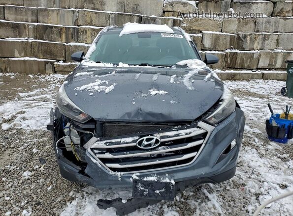KM8J3CA45HU415085 2017 HYUNDAI TUSCON Gray 