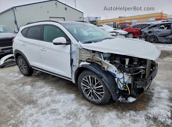 KM8J3CAL4KU905550 2019 HYUNDAI TUCSON White Передня права чверть