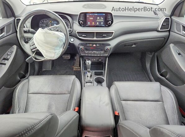 KM8J3CAL4KU905550 2019 HYUNDAI TUCSON White Вид панелі приладів