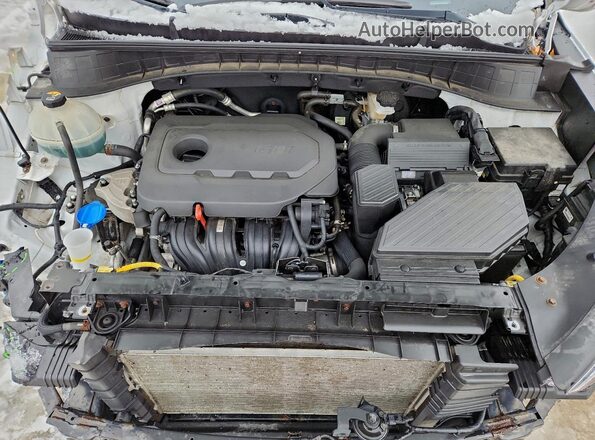 KM8J3CAL4KU905550 2019 HYUNDAI TUCSON White Вид підкапотного простору