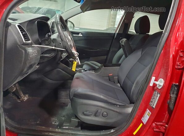 KM8J3CAL5MU330099 2021 HYUNDAI TUCSON Red Вид салону спереду