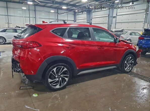 KM8J3CAL5MU330099 2021 HYUNDAI TUCSON Red Задня права чверть