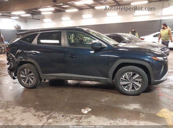 KM8JBCD13RU215540 2024 HYUNDAI TUCSON HYBRID Dark Blue Панорамний вид салону 360°