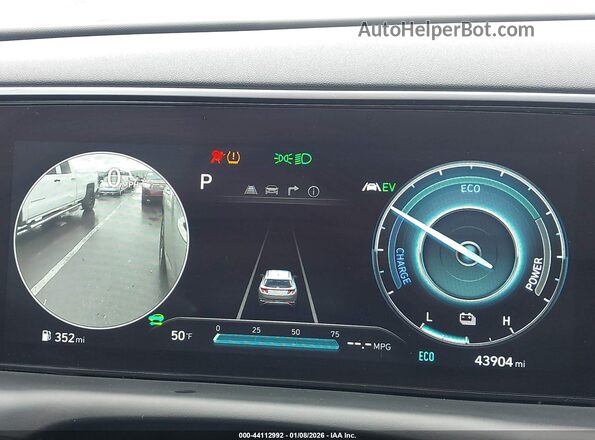 KM8JECA13NU075723 2022 HYUNDAI TUCSON HYBRID Silver Vista de los asientos traseros