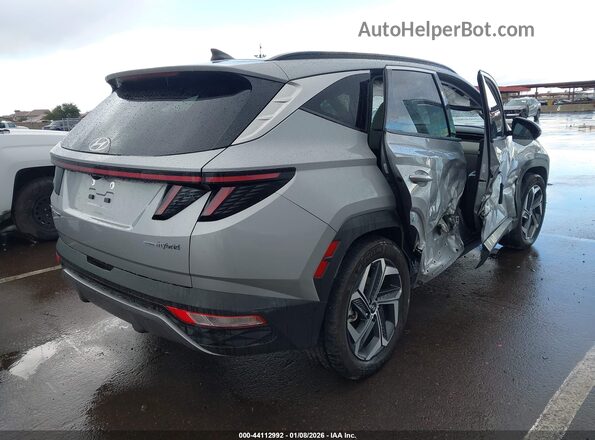 KM8JECA13NU075723 2022 HYUNDAI TUCSON HYBRID Silver Trasero derecho