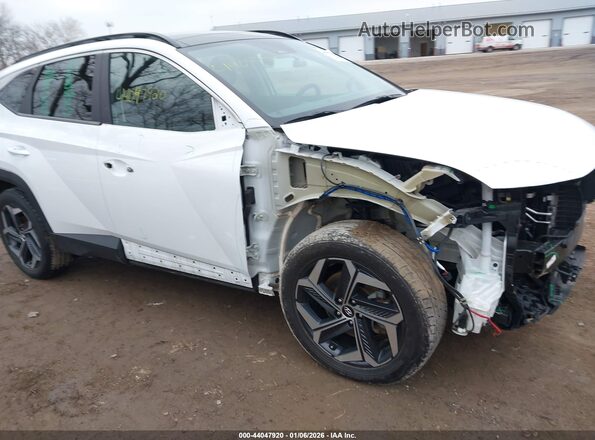 KM8JFCA10NU041817 2022 HYUNDAI TUCSON HYBRID White Vista frontal