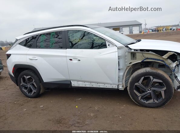 KM8JFCA10NU041817 2022 HYUNDAI TUCSON HYBRID White Vista interior de 360 grados