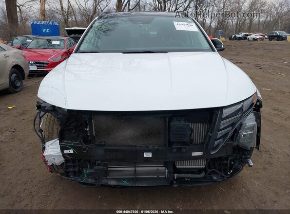 KM8JFCA10NU041817 2022 HYUNDAI TUCSON HYBRID White Vista interior trasera